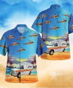 Pafford Emergency Medical Services Louisiana Fleet Hawaiian Shirt