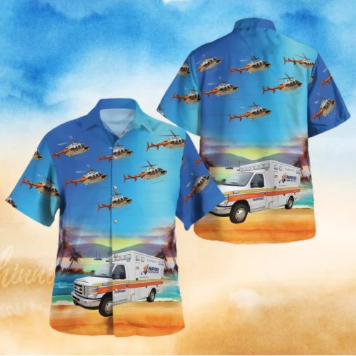 Pafford Emergency Medical Services Louisiana Fleet Hawaiian Shirt