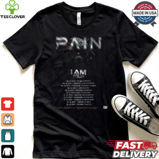 Pain Band Dalarna Sweden 4 October 2024 I Am On Tour shirt