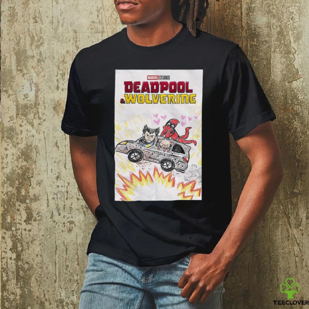 Painting Deadpool & Wolverine Poster Long Sleeve T Shirt Painting Deadpool & Wolverine Poster Long Sleeve T Shirt