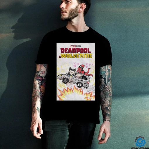 Painting Deadpool & Wolverine Poster Long Sleeve T Shirt