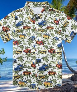 Palm Tree Cars Funny Toddler Hawaiian Shirt