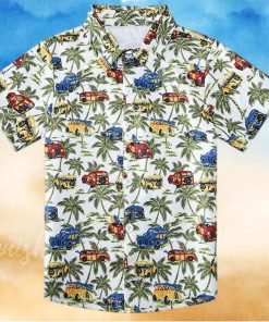 Palm Tree Cars Funny Toddler Hawaiian Shirt