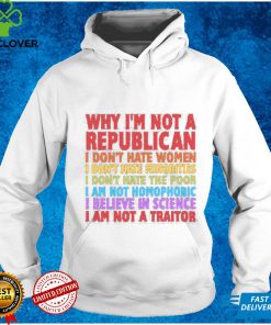 Pam Resists Why I’m Not A Republican I Don’t Hate Women Minorities Poor Shirt