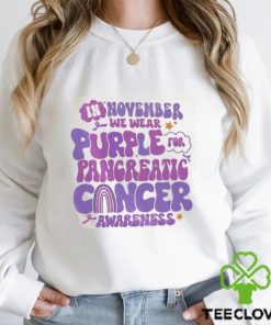 Pancreatic Cancer Support Shirts, Diabetes Awareness Tee, Purple Ribbon T Shirt