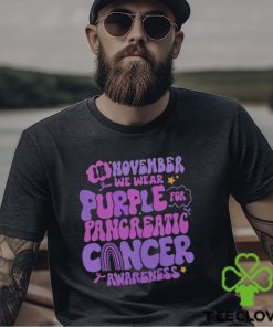 Pancreatic Cancer Support Shirts Purple Ribbon T Shirt