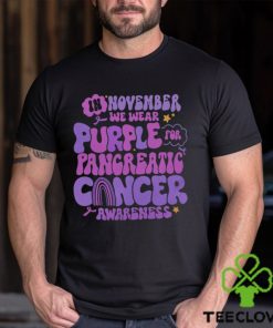 Pancreatic Cancer Support Shirts Purple Ribbon T Shirt