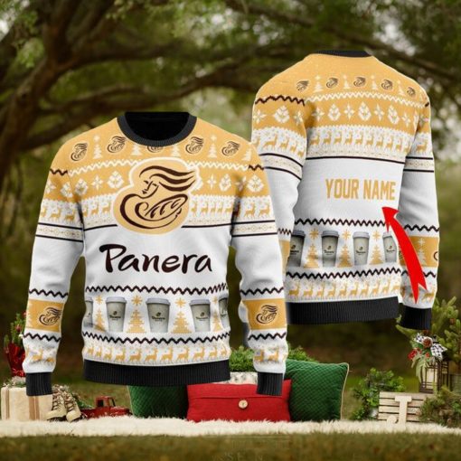 Panera Bread Personalizeds Knitting Pattern 3D Print Ugly Sweater