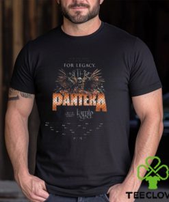 Pantera 2023 Tour With Lamp Of God Setlist Merch, Pantera Metal Rock Band Tour 2023 Concert Shirt