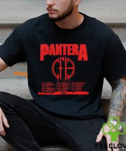 Pantera EU Tour 2025 Official Schedule List Date Merchandise Shirt