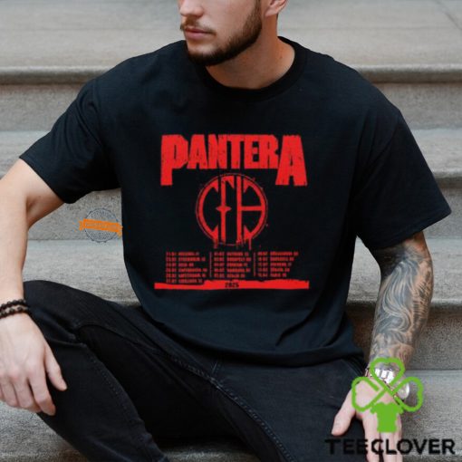 Pantera EU Tour 2025 Official Schedule List Date Merchandise Shirt