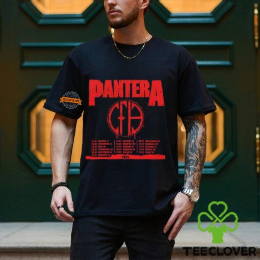 Pantera EU Tour 2025 Official Schedule List Date Merchandise Shirt