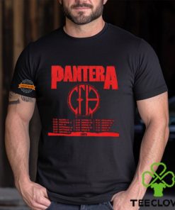 Pantera EU Tour 2025 Official Schedule List Date Merchandise Shirt