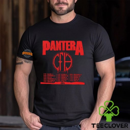 Pantera EU Tour 2025 Official Schedule List Date Merchandise Shirt