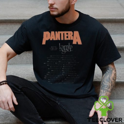 Pantera For The Fans For The Brothers For Legacy Merch, Pantera Rock Music 2023 Shirt, Pantera 2023 Tour With Lamp Of God Shirt