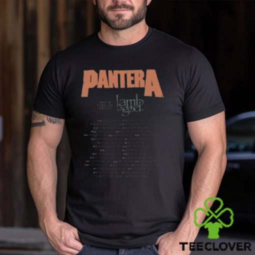 Pantera For The Fans For The Brothers For Legacy Merch, Pantera Rock Music 2023 Shirt, Pantera 2023 Tour With Lamp Of God Shirt