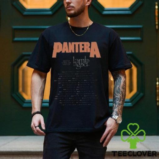 Pantera For The Fans For The Brothers For Legacy Merch, Pantera Rock Music 2023 Shirt, Pantera 2023 Tour With Lamp Of God Shirt