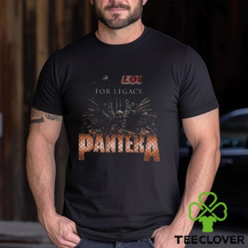 Pantera For The Fans For The Brothers For Legacy Merch, Pantera Rock Music 2023 Shirt, Pantera 2023 Tour With Lamp Of God T Shirt