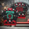 Pantera Christmas Wreath Fucking Holiday Snowy Pattern Ugly Christmas Sweater