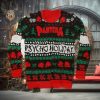 ACDC For Those About To Rock Signature Cannon Knitted Purple Christmas Ugly Sweater 2024
