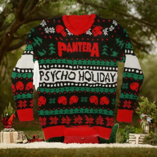 Pantera Psycho Holiday Knitted Ugly Christmas Sweater