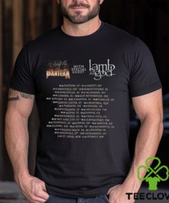 Pantera World Tour 2023 With Special Guest Lamp Of God Merch, Pantera Tour Dates 2023 Shirt, Pantera For The Fans For The Brothers For Legacy Tour 2023 Shirt