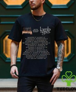 Pantera World Tour 2023 With Special Guest Lamp Of God Merch, Pantera Tour Dates 2023 Shirt, Pantera For The Fans For The Brothers For Legacy Tour 2023 Shirt