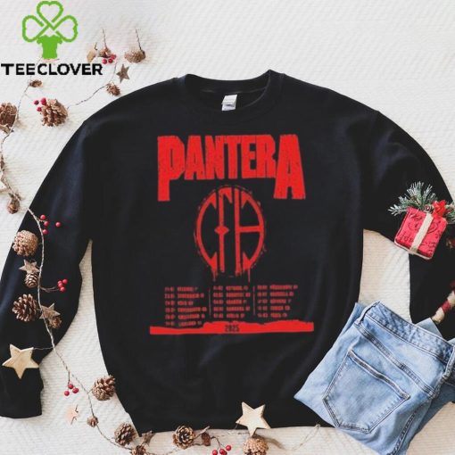 Pantera announce early 2025 european tour date and place list hoodie, sweater, longsleeve, shirt v-neck, t-shirt