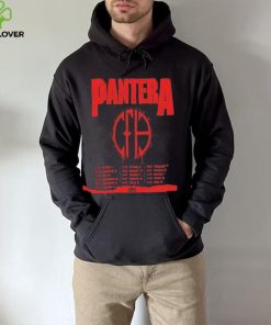 Pantera announce early 2025 european tour date and place list hoodie, sweater, longsleeve, shirt v-neck, t-shirt