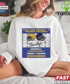 Panthers Vs. Virginia College Football Nov 9 Watch Party Game Day T shirt