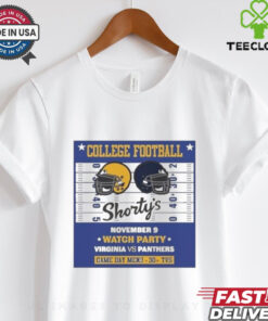 Panthers Vs. Virginia College Football Nov 9 Watch Party Game Day T shirt 2 Panthers Vs. Virginia College Football Nov 9 Watch Party Game Day T shirt