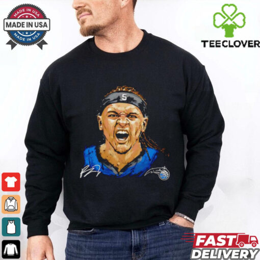 Paolo Banchero Orlando Magic portrait signature shirt