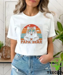 Papa Bear With Sunglasses Bear For Dad Men's T shirt
