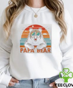 Papa Bear With Sunglasses Bear For Dad Men's T shirt