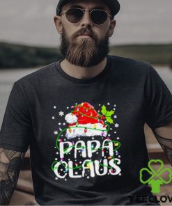 Papa Claus Christmas Lights shirt