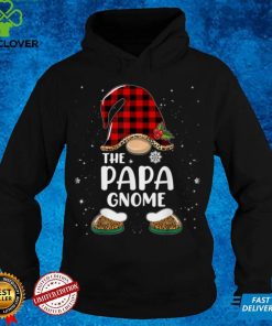 Papa Gnome Buffalo Plaid Matching Family Christmas Pajama T Shirt