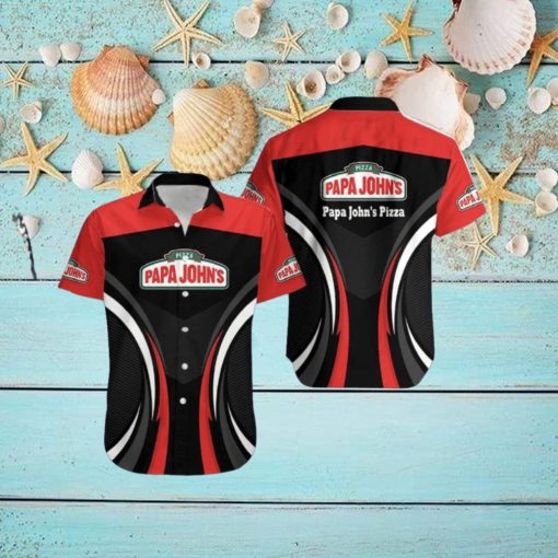 Papa John’s Pizza Resort Logo All Over Print Hawaiian Shirt For Men And Women