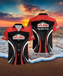 Papa John’s Pizza Resort Logo All Over Print Hawaiian Shirt For Men And Women