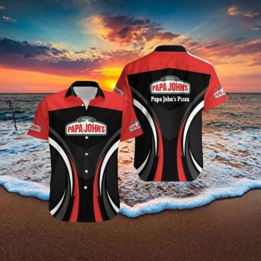 Papa John’s Pizza Resort Logo All Over Print Hawaiian Shirt For Men And Women