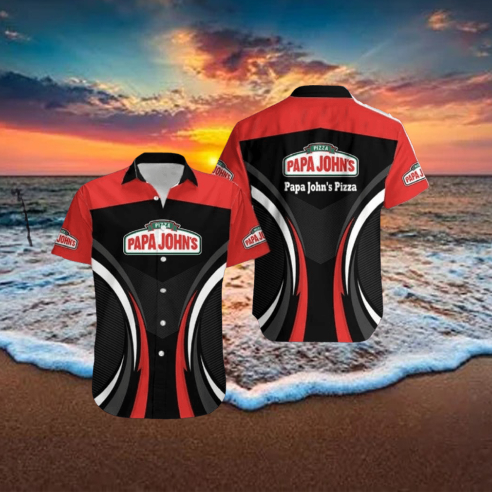 Papa John’s Pizza Resort Logo All Over Print Hawaiian Shirt For Men And Women Papa John’s Pizza Resort Logo All Over Print Hawaiian Shirt For Men And Women
