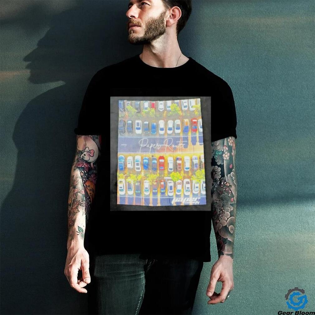 Paper route car park shirt Paper route car park shirt