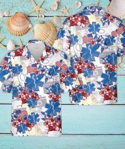Paramedic USA, 4th Of July Hawaiian Shirt