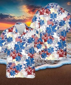 Paramedic USA, 4th Of July Hawaiian Shirt