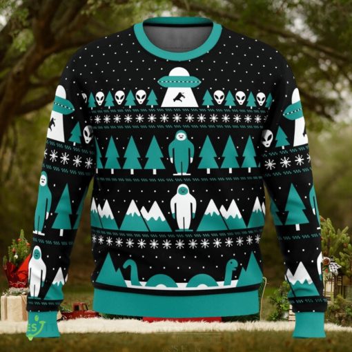 Paranormal Xmas Alien Cute Ugly Christmas Sweater Christmas Gift For Family