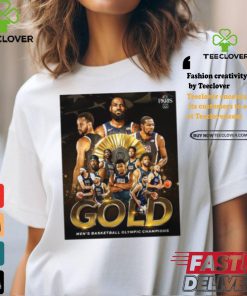 Paris 2024 Gold Men’s Basketball Olympic Champions Shirt