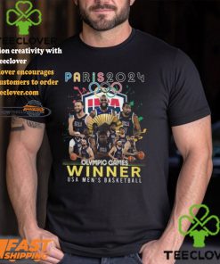 Paris 2024 Olympic Games Winner USA Men’s Basketball T Shirt