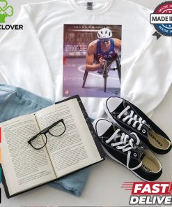 Paris Paralympics 2024 Poster Daniel Romanchuk Two Nights Two Medals Signature t shirt