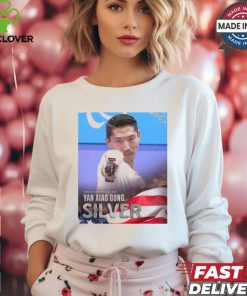 Paris Paralympics 2024 Poster Mixed 25M Pistol SH1 Yan Xiao Gong Silver Medal t shirt