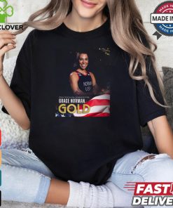 Paris Paralympics 2024 Poster Para Triathlon Women’s PTS5 Grace Norman Gold Medal t shirt