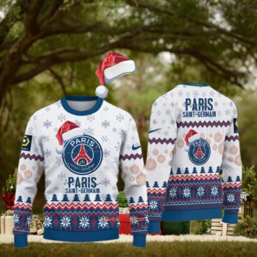 Paris Saint Germain 2024 Merry Christmas New Ugly Sweater